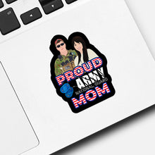 Load image into Gallery viewer, National Guard Proud Mom Sticker designs customize for a personal touch
