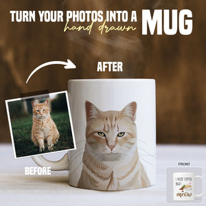 Need Coffee Right Meow Personalized Coffee Mug