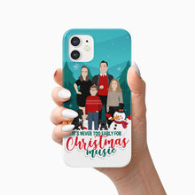 Load image into Gallery viewer, Never too early Christmas phone case personalized
