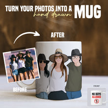 Load image into Gallery viewer, No Boys Allowed Great personalized coffee mugs
