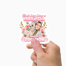 Load image into Gallery viewer, Paralegal and Dog Mom Stickers Personalized
