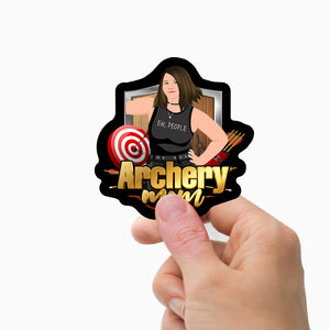 Personalized Archery Mom Stickers Personalized