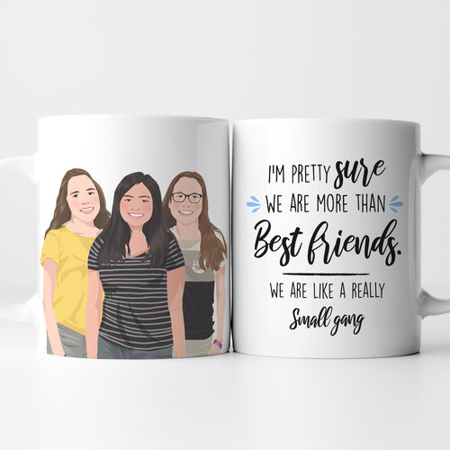 Personalized Small Gang Mug for Best Friends