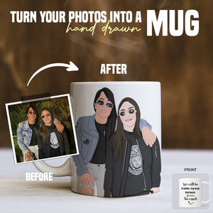 Personalized Bestie Coffee Mugs