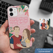 Load image into Gallery viewer, Personalized Custom Drawn Girlfriend to Boyfriend Phone Cases with Photos
