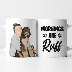 Personalized Dog Morning Ruff Mug