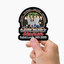 Load image into Gallery viewer, Personalized Family Reunion  Stickers Personalized
