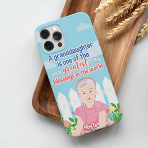 Personalized Granddaughter Greatest Blessings Phone Cases