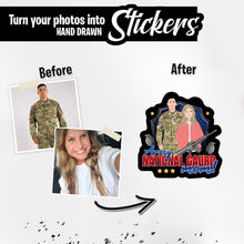 Load image into Gallery viewer, Personalized Stickers for Army Mom National Guard 
