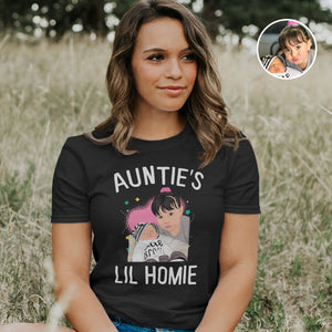 Personalized Stickers for Auntie Shirt