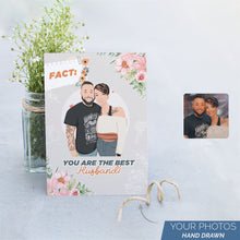Load image into Gallery viewer, Personalized Stickers for Best Husband Card
