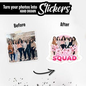Personalized Stickers for Bride Squad 