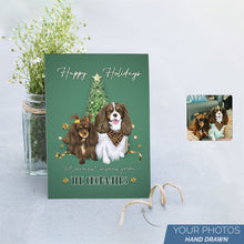 Load image into Gallery viewer, Personalized Stickers for Dog Holiday Card
