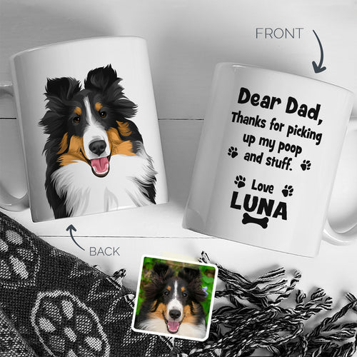 Personalized Stickers for Dog Mug