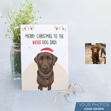 Load image into Gallery viewer, Personalized Stickers for Dog Xmas Card
