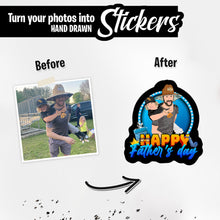 Load image into Gallery viewer, Personalized Stickers for Happy Fathers Day
