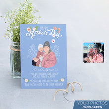 Load image into Gallery viewer, Personalized Stickers for Mothers Day Card
