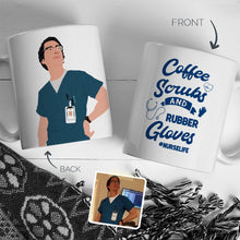 Load image into Gallery viewer, Personalized Stickers for Nurse Mug
