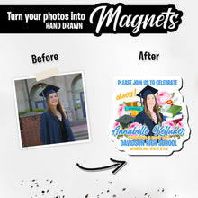 Load image into Gallery viewer, Personalized Magnets for Please Join Us to Celebrate Graduation
