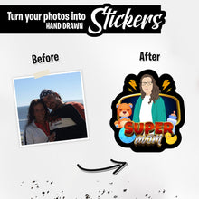 Load image into Gallery viewer, Personalized Stickers for Super Mom 
