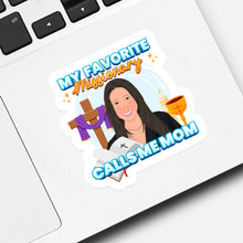 Load image into Gallery viewer, Personalized Missionary Mom Sticker designs customize for a personal touch
