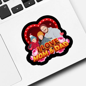 Personalized Mom and Dad Sticker designs customize for a personal touch