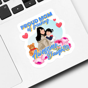 Personalized Mom and Daughter Sticker designs customize for a personal touch