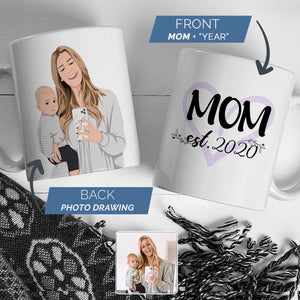 Personalized Mother Daughter Mugs