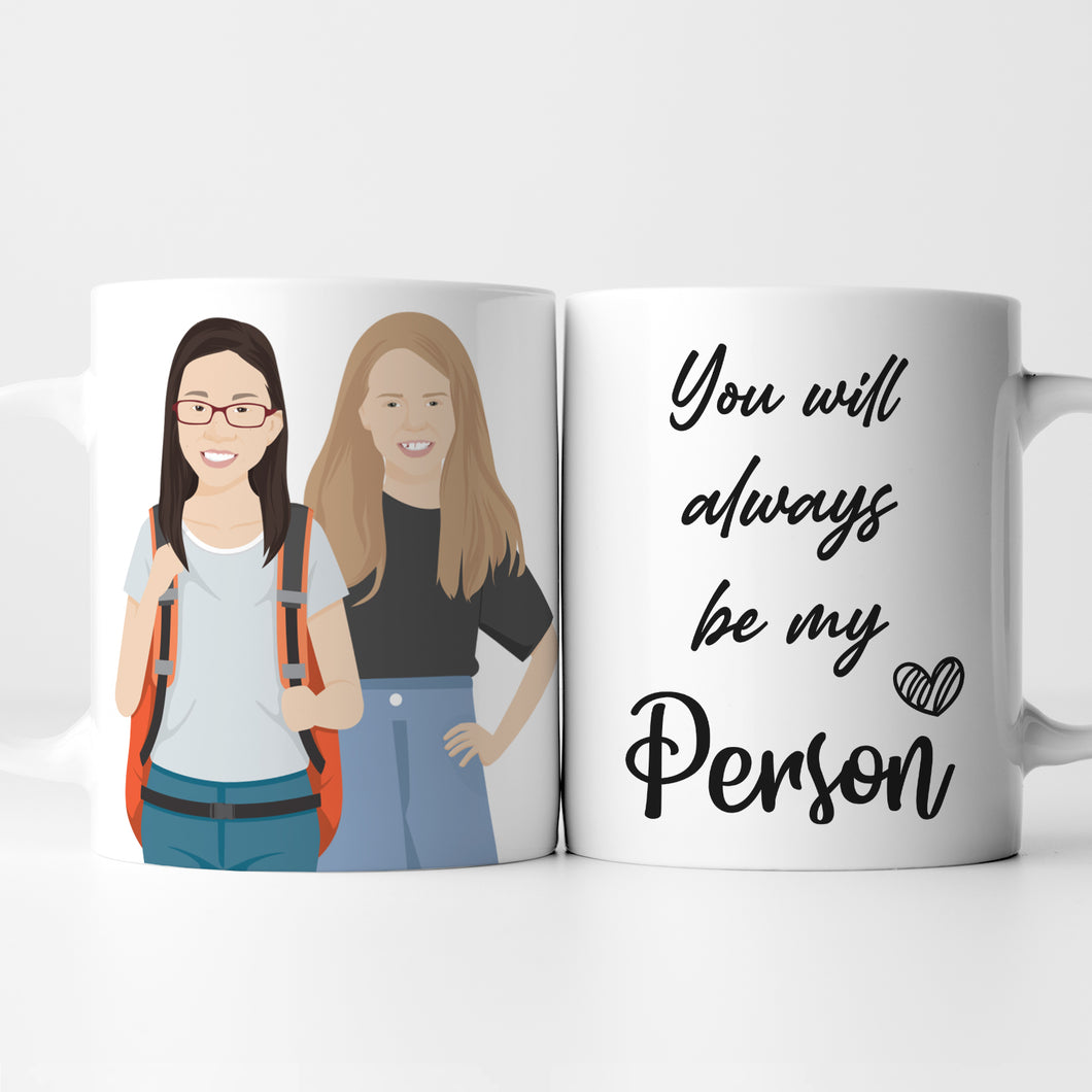 Personalized You're My Person Mug