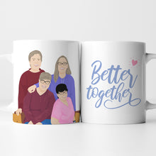 Load image into Gallery viewer, better together friends mug
