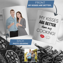 Load image into Gallery viewer, Personalised Kissing Couples Mug
