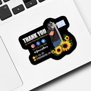 Personalized Small Business Thank You  Sticker designs customize for a personal touch