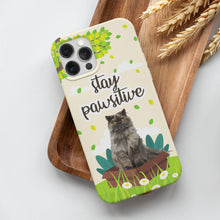 Load image into Gallery viewer, Personalized Stay Pawsitive Phone Cases
