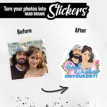 Load image into Gallery viewer, Personalized Stickers for Best Wishes on Your Day
