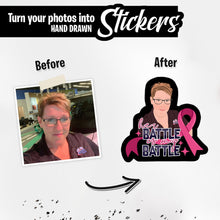 Load image into Gallery viewer, Personalized Stickers for Breast Cancer Support
