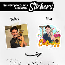 Load image into Gallery viewer, Personalized Stickers for Cat Mom
