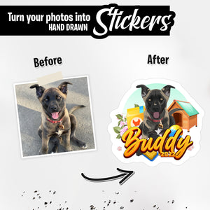 Personalized Stickers for Dog Name