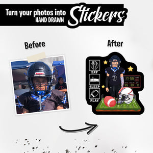 Personalized Stickers for Football
