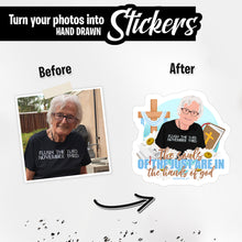 Load image into Gallery viewer, Personalized Stickers for In The Hands of God Memorial
