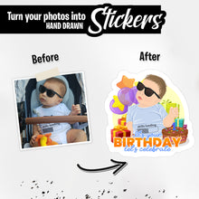 Load image into Gallery viewer, Personalized Stickers for Its Your Birthday Lets Celebrate
