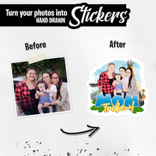 Load image into Gallery viewer, Personalized Stickers for Mom Tribe Sticker
