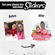 Load image into Gallery viewer, Personalized Stickers for Twin Mom Stress Level
