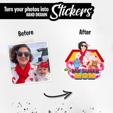 Load image into Gallery viewer, Personalized Super Mom Gift Stickers Sets
