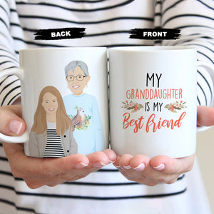 Personalized To My Granddaughter Coffee Mug