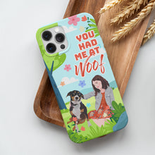 Load image into Gallery viewer, Personalized You had Me At Woof Phone Cases
