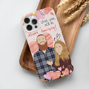 Personalized phone case of your Couples Anniversary