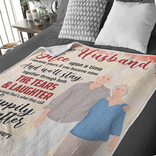 Load image into Gallery viewer, Personalized throw blanket To My Husband from Wife

