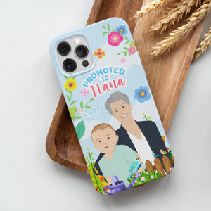 Phone case personalized Promoted to Nana