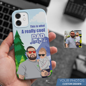 Phone case personalized gift for your Cool Dad