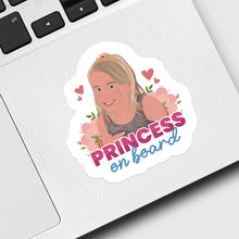 Load image into Gallery viewer, Princess on Board Sticker designs customize for a personal touch
